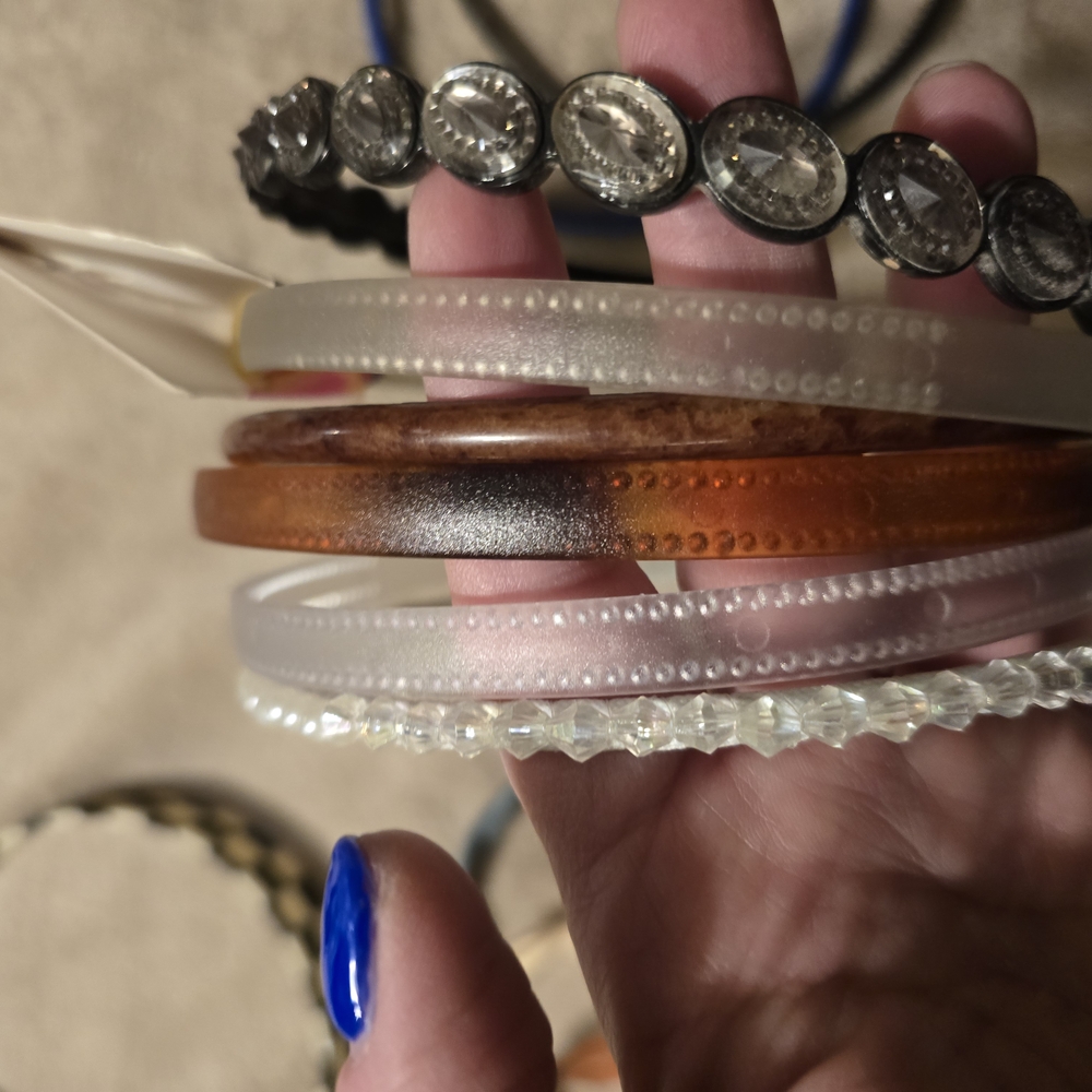 Headbands, Assorted Sizes And Colors